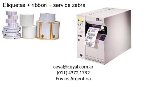Etiquetas   ribbon   service zebra