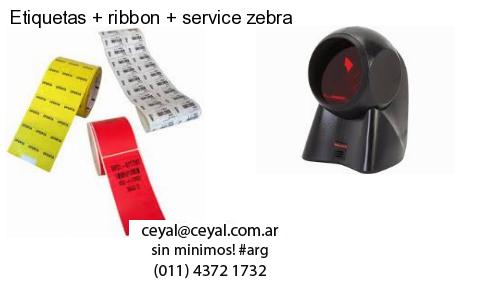 Etiquetas   ribbon   service zebra
