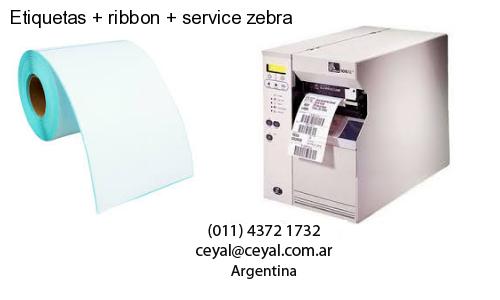 Etiquetas   ribbon   service zebra