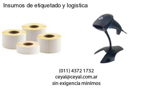 Insumos de etiquetado y logistica