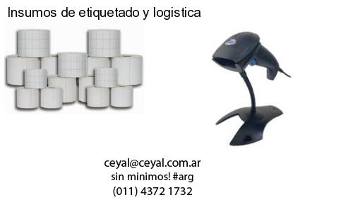 Insumos de etiquetado y logistica