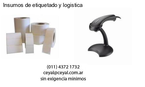 Insumos de etiquetado y logistica