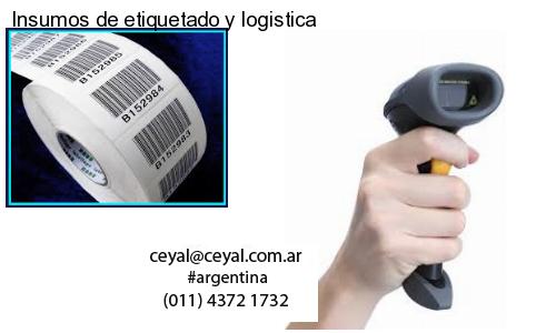 Insumos de etiquetado y logistica
