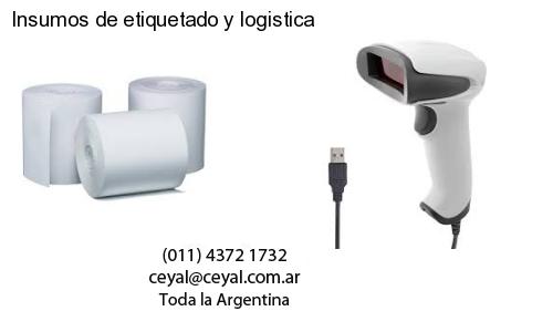 Insumos de etiquetado y logistica