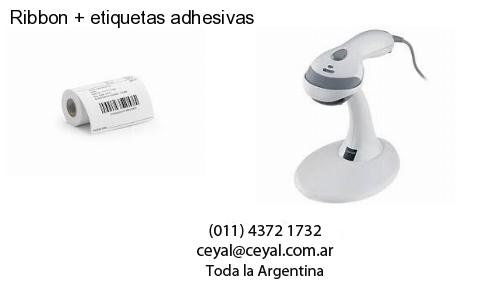 Ribbon etiquetas adhesivas