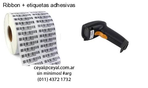 Ribbon etiquetas adhesivas