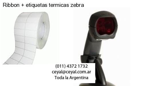 Ribbon etiquetas termicas zebra