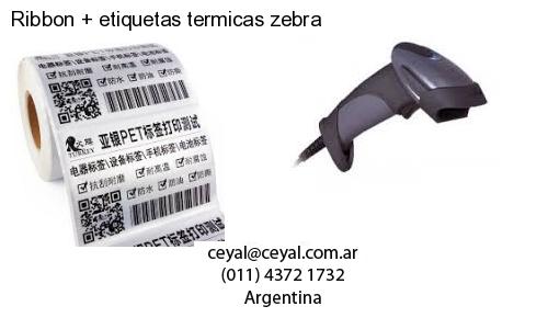Ribbon etiquetas termicas zebra