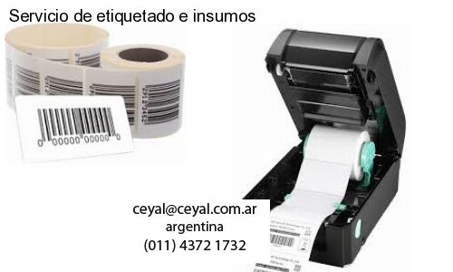 Servicio de etiquetado e insumos