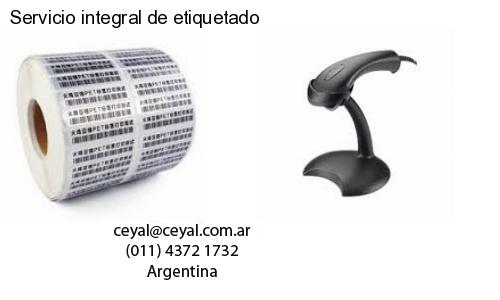 Servicio integral de etiquetado