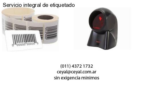 Servicio integral de etiquetado