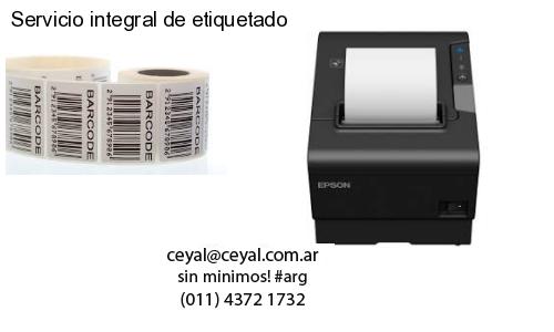 Servicio integral de etiquetado