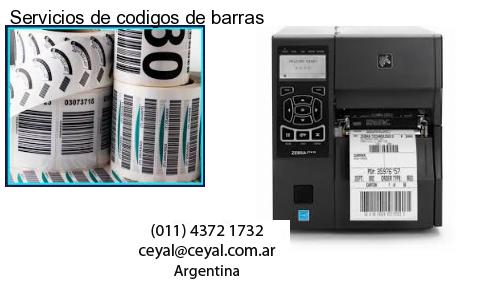 Servicios de codigos de barras