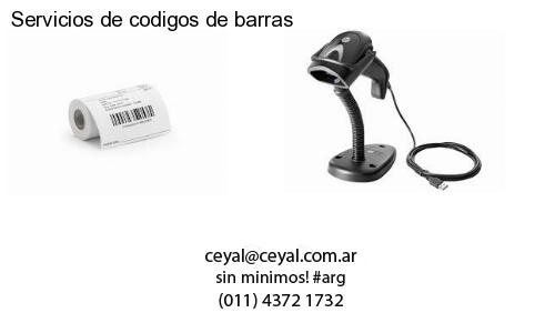 Servicios de codigos de barras