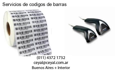 Servicios de codigos de barras