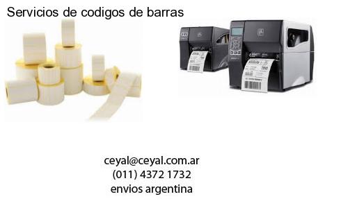 Servicios de codigos de barras
