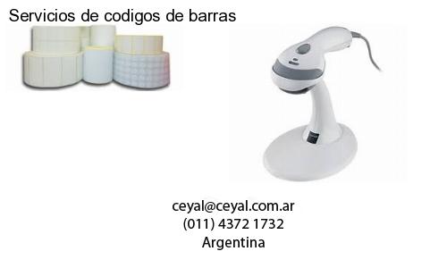 Servicios de codigos de barras
