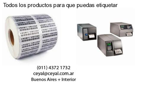 Todos los productos para que puedas etiquetar