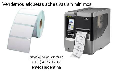 Vendemos etiquetas adhesivas sin minimos