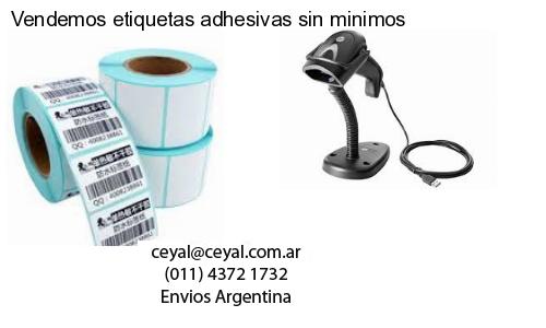 Vendemos etiquetas adhesivas sin minimos