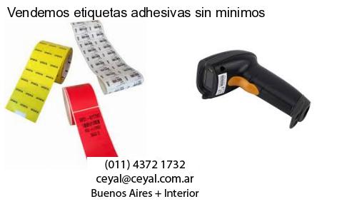 Vendemos etiquetas adhesivas sin minimos