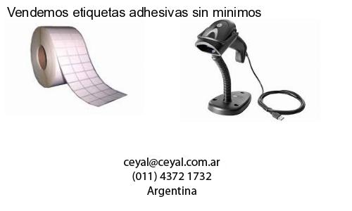 Vendemos etiquetas adhesivas sin minimos
