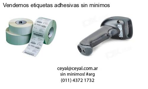 Vendemos etiquetas adhesivas sin minimos