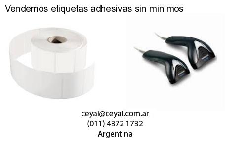 Vendemos etiquetas adhesivas sin minimos