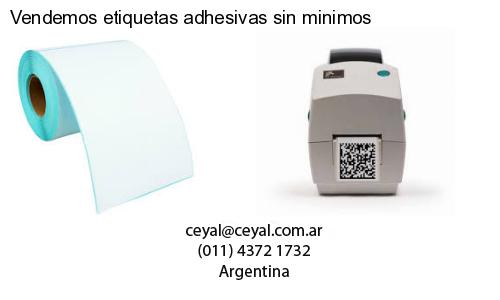 Vendemos etiquetas adhesivas sin minimos