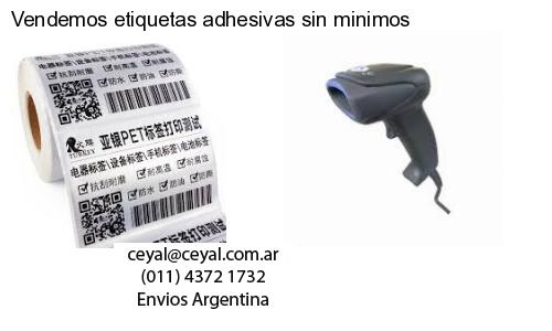 Vendemos etiquetas adhesivas sin minimos