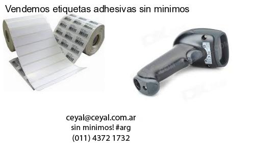 Vendemos etiquetas adhesivas sin minimos