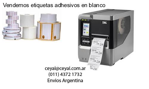 Vendemos etiquetas adhesivos en blanco