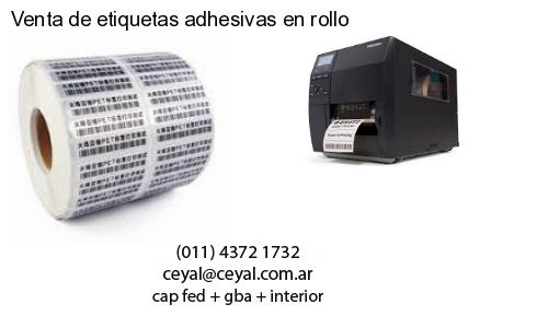 Venta de etiquetas adhesivas en rollo