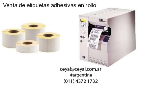 Venta de etiquetas adhesivas en rollo