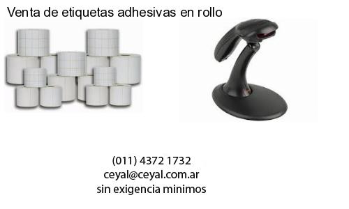 Venta de etiquetas adhesivas en rollo