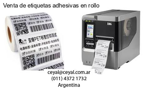 Venta de etiquetas adhesivas en rollo
