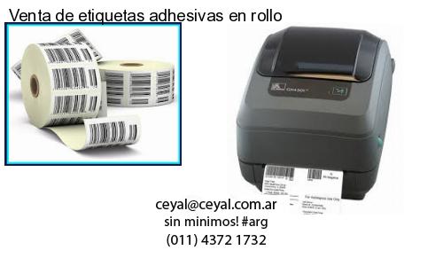 Venta de etiquetas adhesivas en rollo