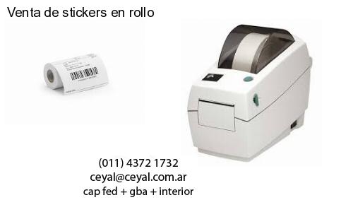 Venta de stickers en rollo