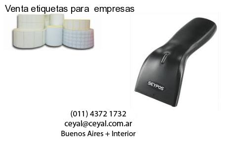 Venta etiquetas para  empresas