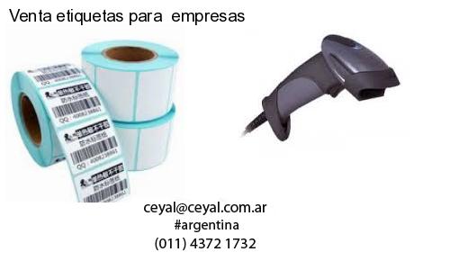 Venta etiquetas para empresas