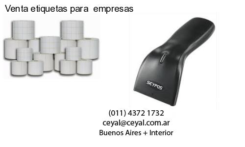 Venta etiquetas para empresas
