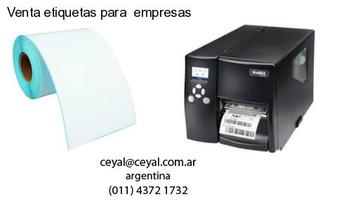 Venta etiquetas para  empresas