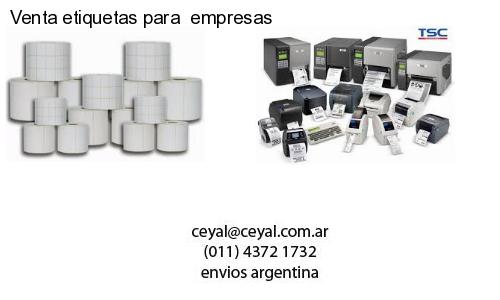 Venta etiquetas para  empresas