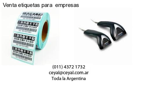 Venta etiquetas para  empresas