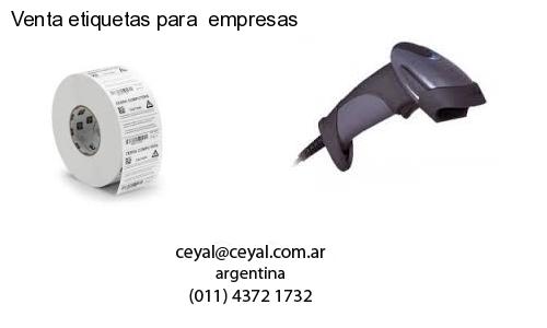 Venta etiquetas para empresas