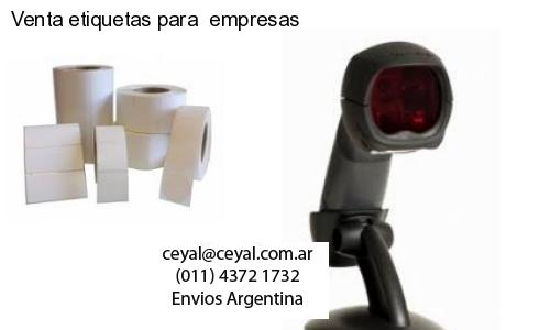Venta etiquetas para  empresas