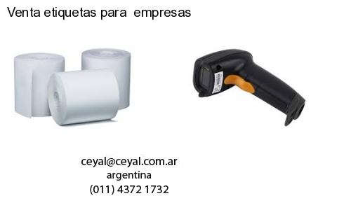 Venta etiquetas para  empresas