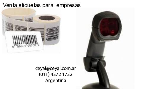Venta etiquetas para  empresas