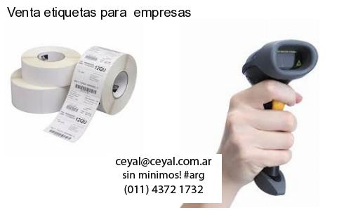 Venta etiquetas para empresas