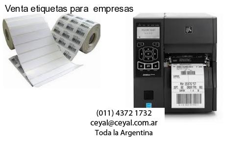 Venta etiquetas para  empresas